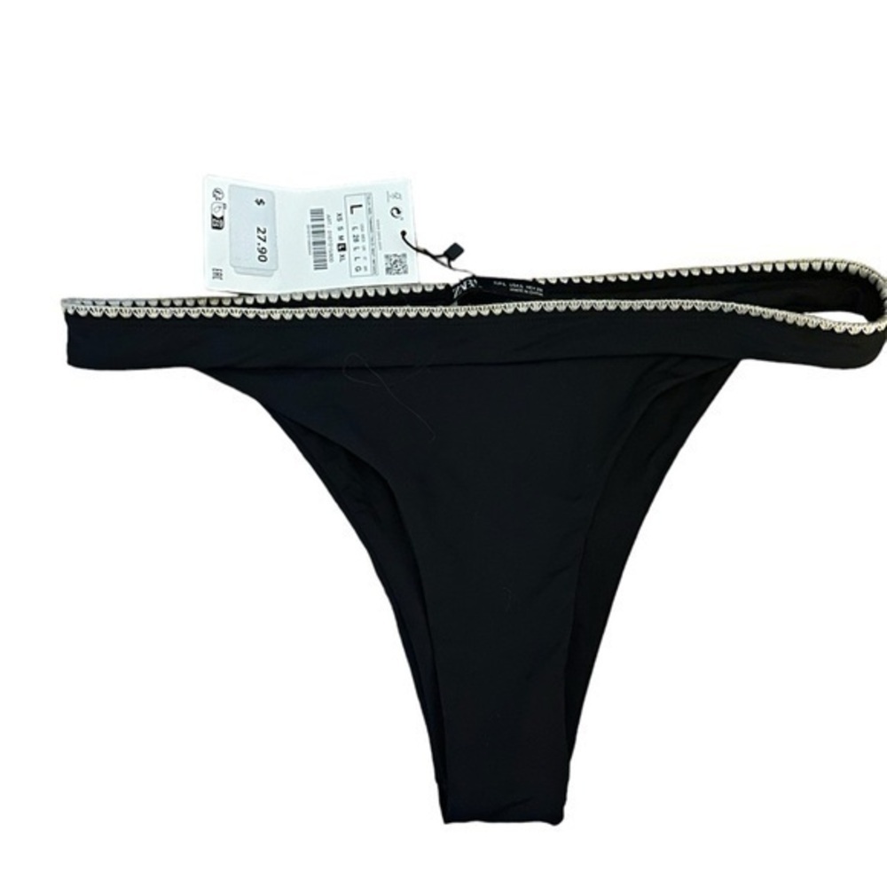 NWT ZARA women’s cheeky bikini bottoms- size L